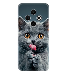 Spark 30C Kılıf Boutique Baskılı Resimli Komik Kedi Pcode -008