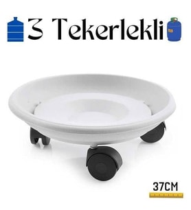 TransForMacion Tekerlekli Damacana ve Tüp Altlığı Beyaz 715719