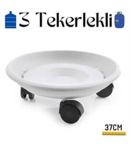 TransForMacion Tekerlekli Damacana ve Tüp Altlığı Beyaz 715719