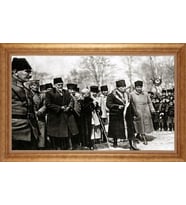 ALTIN ÇERÇEVELİ PASPARTULU TABLO CR1358