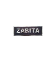 ''ZABITA'' Cep Yazısı 3d Plastik, 2025 Yeni Tip, Cırtlı, 1. Kalite (Çok Renkli)