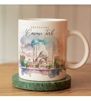 Ramazan Ayı Temalı Kupa Bardak-08 (Beyaz)