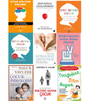 ÇOCUK GELİŞİM SETİ 9 KİTAP SET OTUZ MİLYON KELİME – BENİ ÖDÜLLE CEZALANDIRMA – EVET BEYİNLİ ÇOCUK – BÜTÜN BEYİNLİ ÇOCUK – KOŞULSUZ EBEVEYNLİK – BAĞIRMAYAN ANNE BABA OLMAK – ÇOCUK PSİKOLOJİSİ – BENLİĞİNİ ARAYAN ÇOCUK – ÇOCUĞUNA SINIR KOYMA
