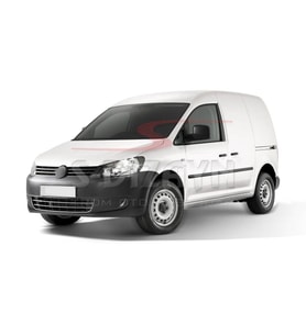 Volkswagen Caddy Uyumlu Krom Ön Tampon Çıtası Trendline 3 Parça 2010-2015 (Karışık)