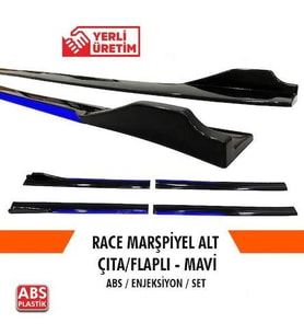 Üniversal Piano Black Kulaklı Flaplı Yan Marşpiyel Lipi Marşpiyel Bıçağı Mavi