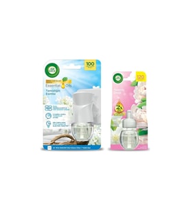 Air Wick Elektrikli Oda Kokusu Temizliğin Esintisi Kit (Cihaz + Yedek Şişe) + Yasemin Çiçeği Yedek Şişe