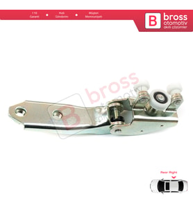 VW Transporter T4 Caravelle 1990-2003 için Sağ Arka Sürgülü Kapı Orta Makarası 701843336A