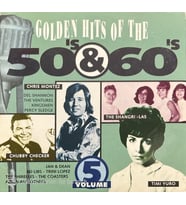 (Plak Değildir CD dir) CD Golden Hits Of The 50's & 60's Volume 5 CD (Karışık)