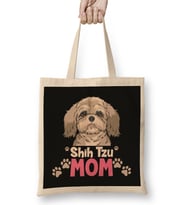 Shih Tzu Mom 02 Bez Çanta Uzun Saplı
