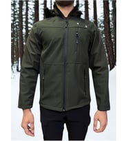 Taktikal outdoor cargocep kargocep softjel içipolarlı sıvı ve rüzgar geçirmez kışlık mont (Haki)