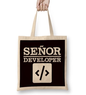 Developer Programmer Software Coder Computer Science Coding Bez Çanta Uzun Saplı