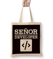 Developer Programmer Software Coder Computer Science Coding Bez Çanta Uzun Saplı