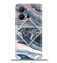 Vivo Y36 Kapak HD Renkli Dizayn Silikon Kılıf Kişiye Özel İsim - Hipnoz