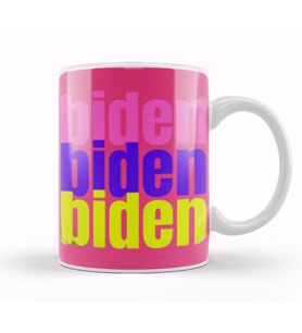 Democrat Joe Biden 2024 election Kupa Bardak Porselen