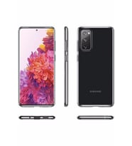 Samsung Galaxy S20 Fe Süper Silikon Kamera Korumalı Şeffaf Kılıf