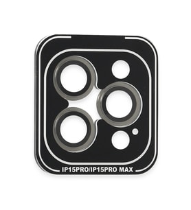 Joko Apple iPhone 15 Pro Max PVD Metal Kamera Lens - Gri