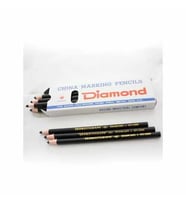 Diamond İpli Siyah Asetat İşaretleme Kalemi (12 li Paket)