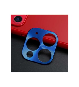 Apple iPhone 11 Pro Max Uyumlu Zore Metal Kamera Koruyucu (Mavi)