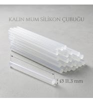 Kalın Mum Silikon Çubuğu - 11.3 mm - 1 Kilogram