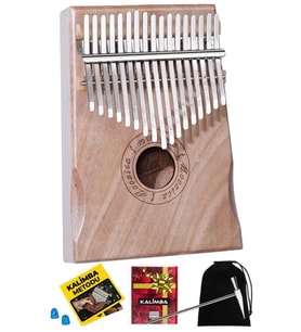 Midex KLX 660 Kalimba 1. Sınıf Koa Ağacı Mineral Çelik Paslanmaz 17 Tuş Tam Set