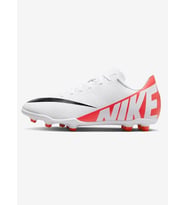 Nike JR Vapor 15 Club FG/MG Çocuk Kramponu(DAR KALIP) YENİ SEZON (Beyaz)