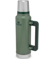Stanley Classic Legendary Vakumlu Çelik Termos, Yeşil (Hammertone Green), 1.4 Litre (Standart)
