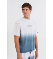 Maraton BOXY FİT Erkek Bisiklet Yaka Beyaz T-shirt