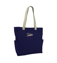 Keep Simple Kadın Çanta Kumaş Lacivert 7008 (Karışık)