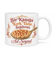 Kayseri Mantısı Kaşıklayanlara Bir Kaşığa Kırk Tane Sığdıran Kupa Bardak Hediye
