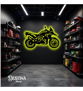 Destina Ahşap Marka Temalı Led Tablo