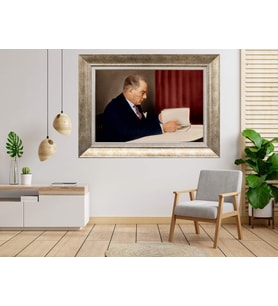 Gümüş Çerçeveli dekoratif Tablo as902
