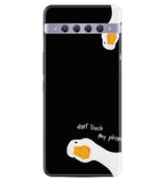 10 Plus Kılıf Silikon Desen Özel Seri Dont Touch Duck 1655