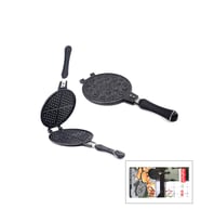 20CM GRANİT DÖKÜM WAFFLE TAVA BAKALİT SAP (5343)