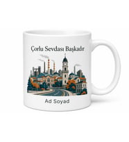 Çorlu Sanayi ve Şehir Dokusu Tekirdağ Hatırası Kupa Bardak Hediye