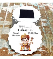 Magnet Hediyelik - Sünnet Çocuğu Tasarım Sünnet Hatırası Magnet