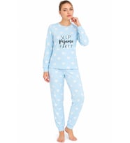 Seamlife Kadın Pamuklu Kışlık Termal Uzun Kollu Pijama Takımı