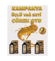 Tarihi SultanAhmet Baharatçısı Saf Çörek Otu Yağı 3x100 Ml (Filtresiz - Tortulu)