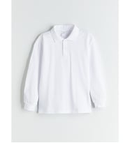 LCW Kids Beyaz Polo Yaka Basic Erkek Çocuk Tişört