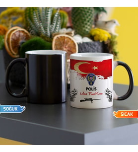 Polise Hediye Sihirli Kupa Bardak 002