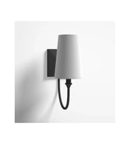 Giovanna Şapkalı Modern Duvar Aplik 3268-W28-7U-OZ (Siyah)