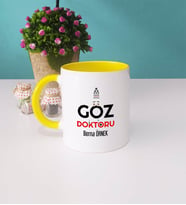 Göz Doktoru Kupa Bardak Sarı