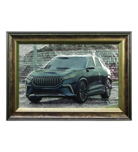 e38 EL İŞÇİLİĞİ ALİMİNYUM KABARTMA  TABLO TOGG 68x47 cm 5987 (Karışık)