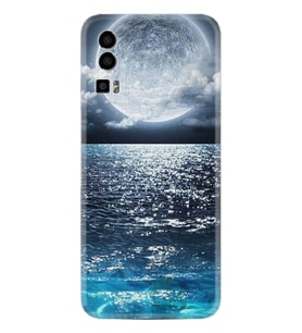 General Mobile Gm 23 Kılıf Resimli Desenli Baskılı Silikon Great Moon 1301