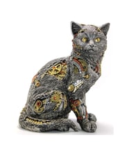 Steampunk Kedi Figürü BÜYÜK