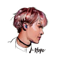 J-hope / Hoseok (bts) Tablo Ahşap Poster Dekoratif Kod2343