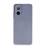 Oppo A38 Kılıf Nano içi Kadife Silikon - Gri