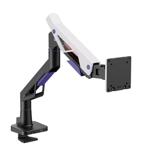 Brateck Atlas Neo 24-57 inç Uyumlu Amortisörlü Beyaz Monitör Kolu (LDT95-C012UC)