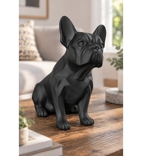 Fransız Bulldog Dekoratif Biblo - 19cm