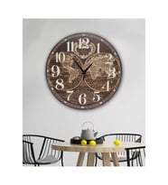 bilge Tasarım retro Duvar Saati 40 x 40 CM (Karışık)