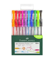 Faber Castell 1425 İğne Uçlu Tükenmez Kalem 10 RENK SET 